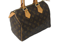 Load image into Gallery viewer, 極美品 LOUIS VUITTON ルイヴィトン ボストンバッグ モノグラム M41528 スピーディ25 ブラウン ゴールド金具 中古 55663