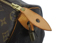 Load image into Gallery viewer, 極美品 LOUIS VUITTON ルイヴィトン ボストンバッグ モノグラム M41528 スピーディ25 ブラウン ゴールド金具 中古 55663