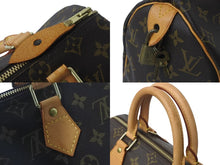 Load image into Gallery viewer, 極美品 LOUIS VUITTON ルイヴィトン ボストンバッグ モノグラム M41528 スピーディ25 ブラウン ゴールド金具 中古 55663