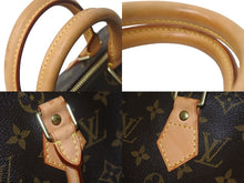 Load image into Gallery viewer, 極美品 LOUIS VUITTON ルイヴィトン ボストンバッグ モノグラム M41528 スピーディ25 ブラウン ゴールド金具 中古 55663