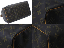 Load image into Gallery viewer, 極美品 LOUIS VUITTON ルイヴィトン ボストンバッグ モノグラム M41528 スピーディ25 ブラウン ゴールド金具 中古 55663