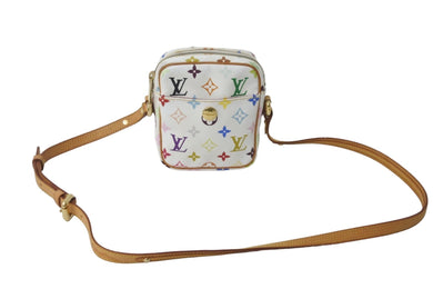 LOUIS VUITTON ルイヴィトン モノグラムマルチカラー リフト ショルダーバッグ ブロン ロゴ PVC 斜め掛け M40055 美品 中古 55670