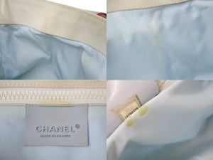 CHANEL シャネル ハンドバッグ サーフボード キーホルダー 10番台 2006年 コットンキャンバス スポーツライン 良品 中古 55678