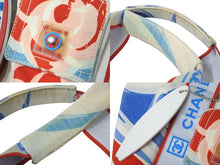 Load image into Gallery viewer, CHANEL シャネル ハンドバッグ サーフボード キーホルダー 10番台 2006年 コットンキャンバス スポーツライン 良品 中古 55678