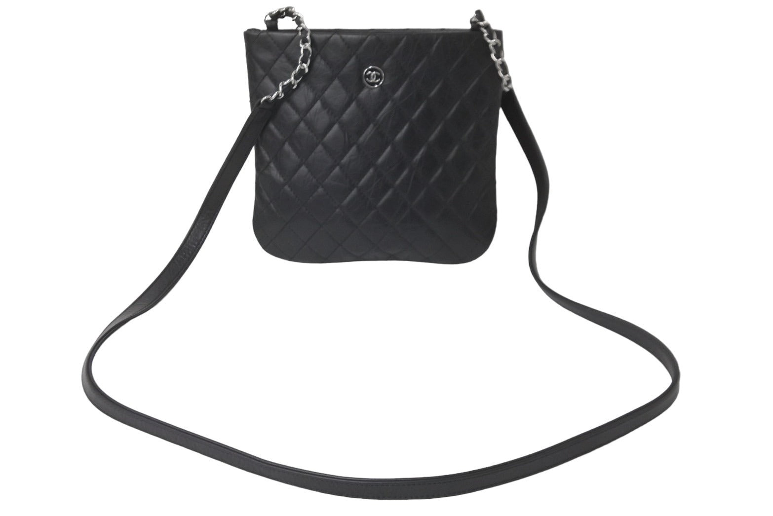 シャネル CHANEL ヴィンテージ エナメル マトラッセ チェーン
