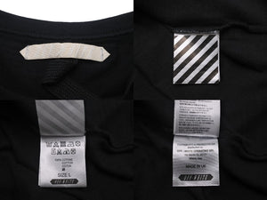 OFF-WHITE オフホワイト フラグメント デザイン フラグメント 半袖 Ｔシャツ ブラック デザイン L 美品 中古 55684 