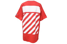 画像をギャラリービューアに読み込む, OFF-WHITE オフホワイト wisconsin ウィスコンシン半袖Ｔシャツ レッド コットン サイズM 美品 中古 55685 