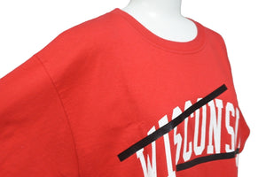OFF-WHITE オフホワイト wisconsin ウィスコンシン半袖Ｔシャツ レッド コットン サイズM 美品 中古 55685 
