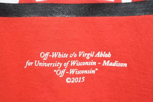 画像をギャラリービューアに読み込む, OFF-WHITE オフホワイト wisconsin ウィスコンシン半袖Ｔシャツ レッド コットン サイズM 美品 中古 55685 