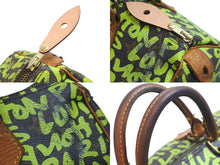 Load image into Gallery viewer, LOUIS VUITTON ルイヴィトン モノグラム グラフィティ スピーディ30 ボストンバッグ M93706 ブラウン グリーン 中古 55689