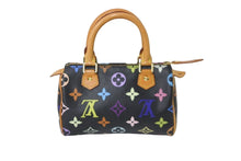 Load image into Gallery viewer, LOUIS VUITTON ルイヴィトン ハンドバッグ ミニスピーディ モノグラム 村上隆 マルチカラー M92644 ゴールド金具 美品 中古 55690