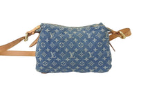 Load image into Gallery viewer, LOUIS VUITTON ルイヴィトン ショルダーバッグ バギーPM モノグラムデニム ブルー M95049 ゴールド金具 美品 中古 55692