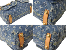 Load image into Gallery viewer, LOUIS VUITTON ルイヴィトン ショルダーバッグ バギーPM モノグラムデニム ブルー M95049 ゴールド金具 美品 中古 55692