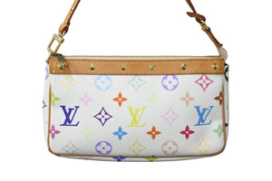 LOUIS VUITTON ルイヴィトン ハンドバッグ モノグラムマルチカラー ポシェットアクセソワール M92649 美品 中古 55703