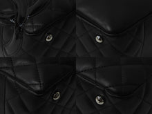 Load image into Gallery viewer, CHANEL シャネル カンボンライン ボーリング ハンドバッグ ココマーク 13番台 ブラック ラムスキン シルバー金具 美品 中古 55714