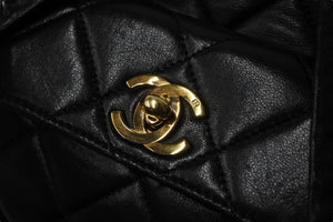 CHANEL シャネル リュック デイパック ブラック レザー ココマーク 3番台 ゴールド金具 良品 中古 55767