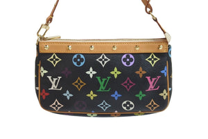 LOUIS VUITTON ルイヴィトン ハンドバッグ 村上隆 マルチカラー PVC M92648 美品 中古 55796