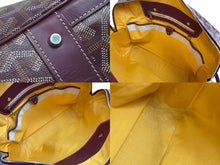 Load image into Gallery viewer, GOYARD ゴヤール ハンドバッグ アンバサードMM ブリーフケース ボルドー PVC レザー シルバー金具 美品 中古 55798