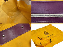 Load image into Gallery viewer, GOYARD ゴヤール ハンドバッグ アンバサードMM ブリーフケース ボルドー PVC レザー シルバー金具 美品 中古 55798