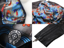 Load image into Gallery viewer, 極美品 CHROME HEARTS クロムハーツ ライダースジャケット JJDEAN JJディーン ブラック 羊革 サイズS 中古 55802