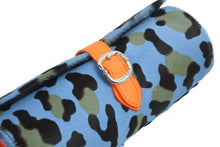 Load image into Gallery viewer, 新品未使用 CHROME HEARTS クロムハーツ 時計ケース ハラコ レザー ブルー オレンジ セメタリーパッチ 中古 55806