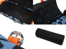 Load image into Gallery viewer, 新品未使用 CHROME HEARTS クロムハーツ 時計ケース ハラコ レザー ブルー オレンジ セメタリーパッチ 中古 55806