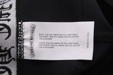 Load image into Gallery viewer, 新品未使用 CHROME HEARTS クロムハーツ ヨガウェア パンツ ブラック ナイロン ポリウレタン サイズM 中古 55809