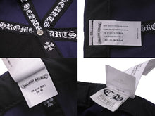 Load image into Gallery viewer, 新品未使用 CHROME HEARTS クロムハーツ 5パネル ベースボールキャップ CHキャップ ネイビー ホワイト シルバー925 フリー 55811