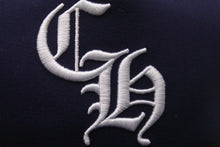 Load image into Gallery viewer, 新品未使用 CHROME HEARTS クロムハーツ 5パネル ベースボールキャップ CHキャップ ネイビー ホワイト シルバー925 フリー 55811