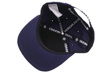 Load image into Gallery viewer, 新品未使用 CHROME HEARTS クロムハーツ 5パネル ベースボールキャップ CHキャップ ネイビー ホワイト シルバー925 フリー 55811