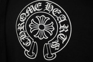 新品未使用 CHROME HEARTS クロムハーツ パーカー 香港限定 ブラック コットン サイズM 中古 55817