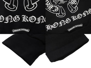 新品未使用 CHROME HEARTS クロムハーツ パーカー 香港限定 ブラック コットン サイズM 中古 55817
