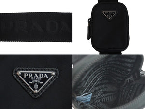 PRADA プラダ 三角ロゴ ショルダーバッグ ロングショルダーバッグ リナイロン シルバー金具 美品 中古 55828