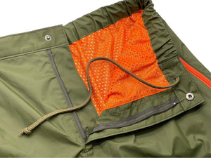 Kolor カラーショートパンツ メッシュ カーキ オレンジ サイズ1 22scm-p04102 美品 中古 55832