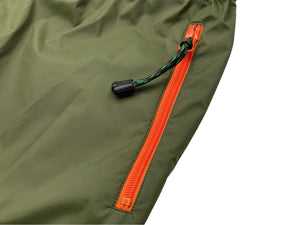 Kolor カラーショートパンツ メッシュ カーキ オレンジ サイズ1 22scm-p04102 美品 中古 55832