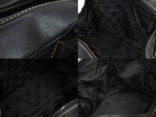 Load image into Gallery viewer, CHANEL シャネル ワイルドステッチ ボストンバッグ ココマーク ブラック 6番台 ロゴ ロック付き 鞄 手持ち かばん 中古 55841