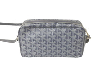 Load image into Gallery viewer, GOYARD ゴヤール ショルダーバッグ カップヴェール PM ヘリンボーン柄 グレー シルバー金具 美品 中古 55842