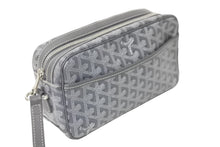 Load image into Gallery viewer, GOYARD ゴヤール ショルダーバッグ カップヴェール PM ヘリンボーン柄 グレー シルバー金具 美品 中古 55842