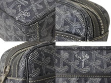 Load image into Gallery viewer, GOYARD ゴヤール ショルダーバッグ カップヴェール PM ヘリンボーン柄 グレー シルバー金具 美品 中古 55842