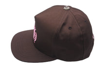 Load image into Gallery viewer, 新品未使用 CHROME HEARTS クロムハーツ ベースボールキャップ 5パネル CHキャップ ブラウン ピンク シルバー925 フリー 55845