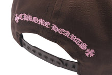 Load image into Gallery viewer, 新品未使用 CHROME HEARTS クロムハーツ ベースボールキャップ 5パネル CHキャップ ブラウン ピンク シルバー925 フリー 55845