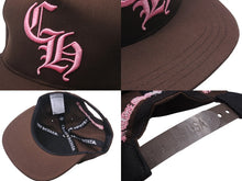 Load image into Gallery viewer, 新品未使用 CHROME HEARTS クロムハーツ ベースボールキャップ 5パネル CHキャップ ブラウン ピンク シルバー925 フリー 55845