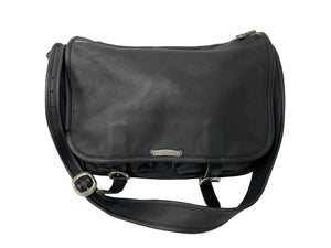 ChromeHearts クロムハーツ ショルダーバッグ ダガージップ ガンスリンガー レザー シルバー925 ブラック 美品 中古 55850