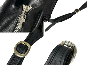 ChromeHearts クロムハーツ ショルダーバッグ ダガージップ ガンスリンガー レザー シルバー925 ブラック 美品 中古 55850