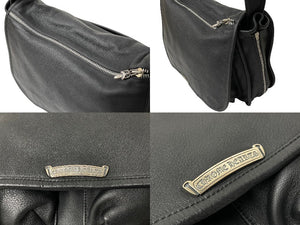 ChromeHearts クロムハーツ ショルダーバッグ ダガージップ ガンスリンガー レザー シルバー925 ブラック 美品 中古 55850