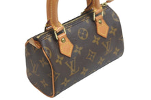 Load image into Gallery viewer, LouisVuitton ルイヴィトン ミニスピーディ ボストンバッグ モノグラム M41534 PVC ブラウン ゴールド 美品 中古 55853