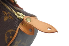 Load image into Gallery viewer, LouisVuitton ルイヴィトン ミニスピーディ ボストンバッグ モノグラム M41534 PVC ブラウン ゴールド 美品 中古 55853