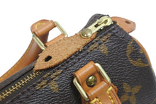 Load image into Gallery viewer, LouisVuitton ルイヴィトン ミニスピーディ ボストンバッグ モノグラム M41534 PVC ブラウン ゴールド 美品 中古 55853