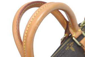 LouisVuitton ルイヴィトン ミニスピーディ ボストンバッグ モノグラム M41534 PVC ブラウン ゴールド 美品 中古 55853