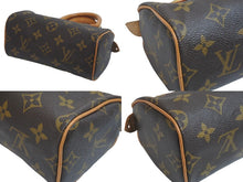 Load image into Gallery viewer, LouisVuitton ルイヴィトン ミニスピーディ ボストンバッグ モノグラム M41534 PVC ブラウン ゴールド 美品 中古 55853